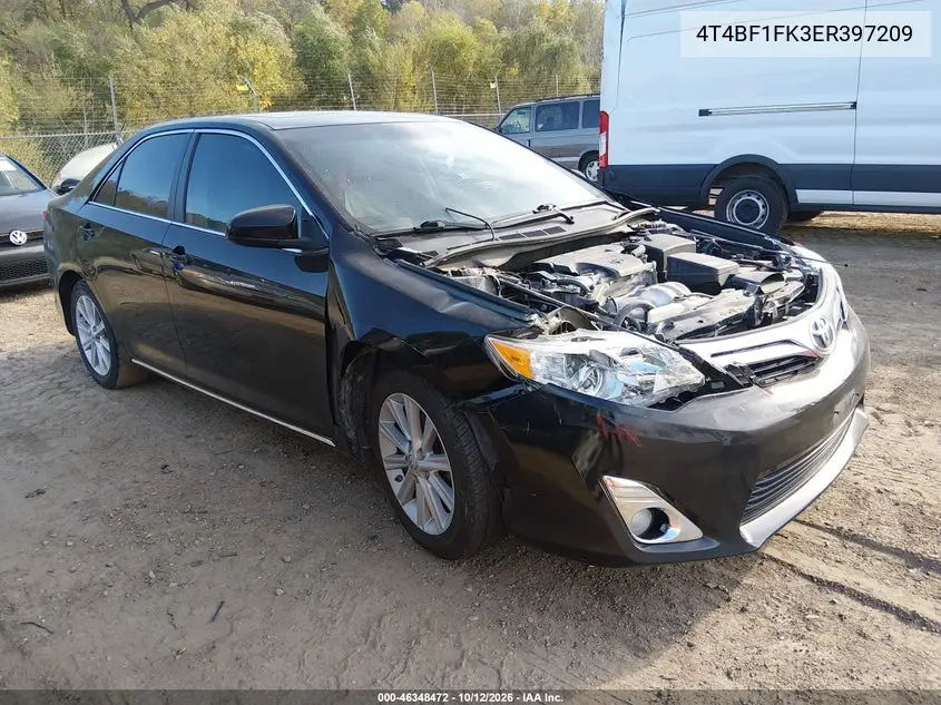 TOYOTA CAMRY 2014, VIN 4T4BF1FK3ER397209