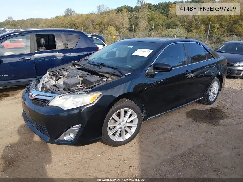 2014 TOYOTA CAMRY VIN 4T4BF1FK3ER397209 — фото 2