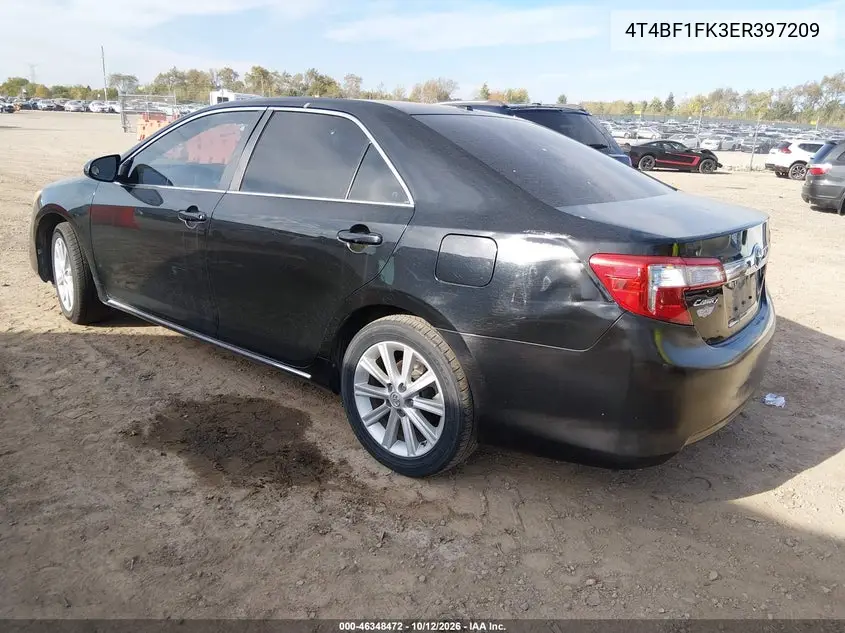 2014 TOYOTA CAMRY VIN 4T4BF1FK3ER397209 — фото 3