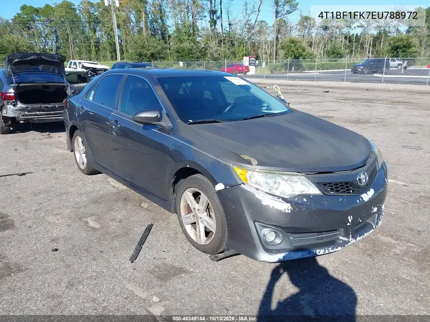 TOYOTA CAMRY 2014, VIN 4T1BF1FK7EU788972