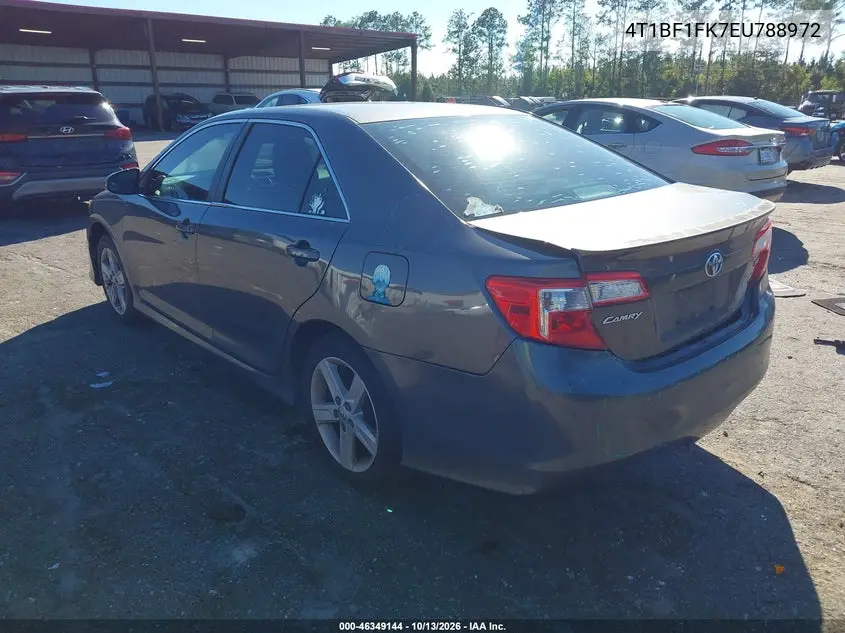 2014 TOYOTA CAMRY VIN 4T1BF1FK7EU788972 — фото 3