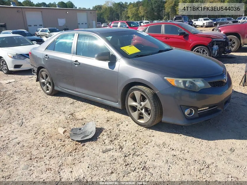 TOYOTA CAMRY 2014, VIN 4T1BK1FK3EU544036