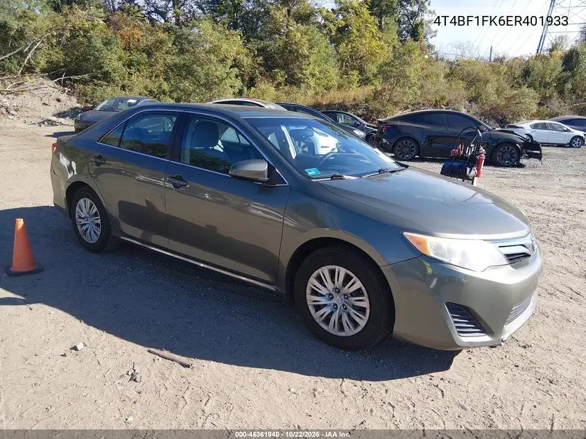 TOYOTA CAMRY 2014, VIN 4T4BF1FK6ER401933