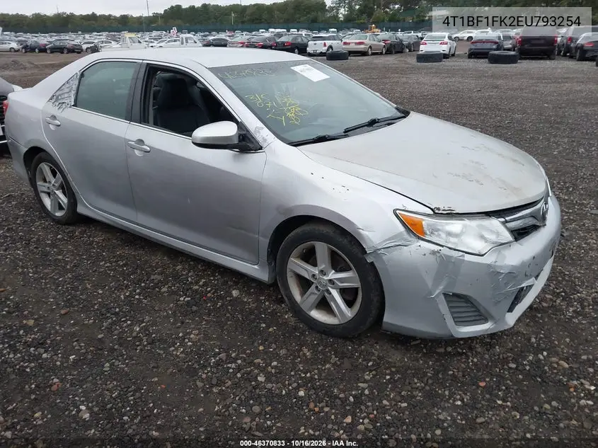 TOYOTA CAMRY 2014, VIN 4T1BF1FK2EU793254