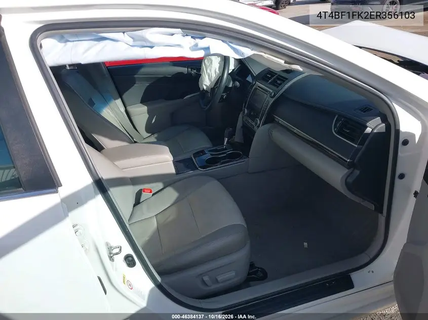 2014 TOYOTA CAMRY VIN 4T4BF1FK2ER356103 — фото 5