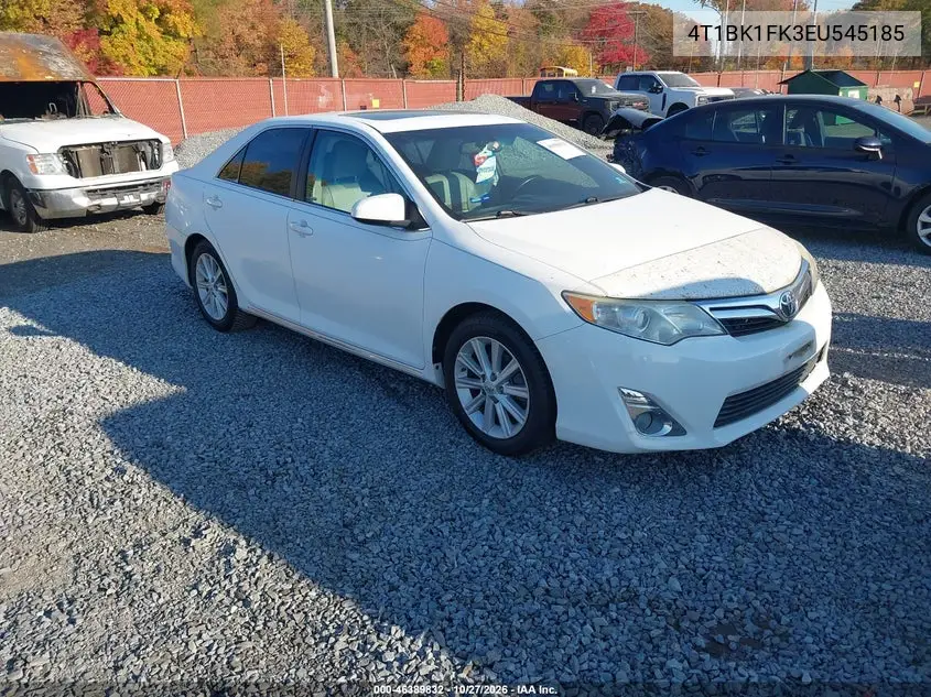 TOYOTA CAMRY 2014, VIN 4T1BK1FK3EU545185