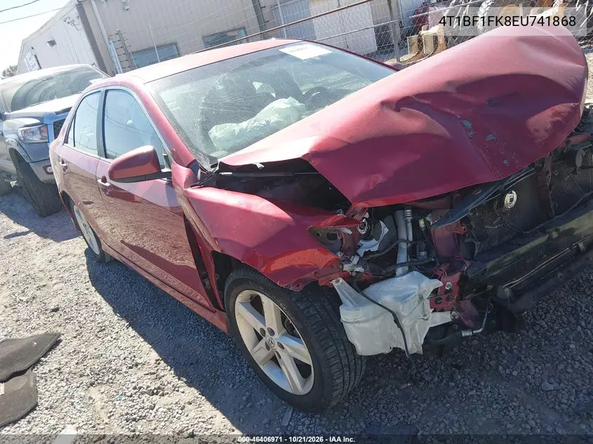 TOYOTA CAMRY 2014, VIN 4T1BF1FK8EU741868