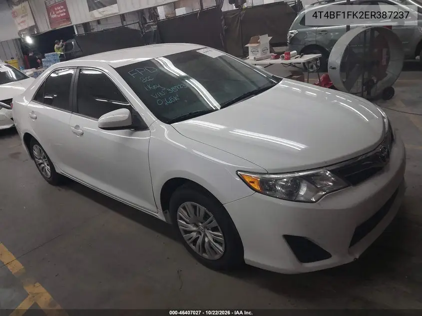 TOYOTA CAMRY 2014, VIN 4T4BF1FK2ER387237