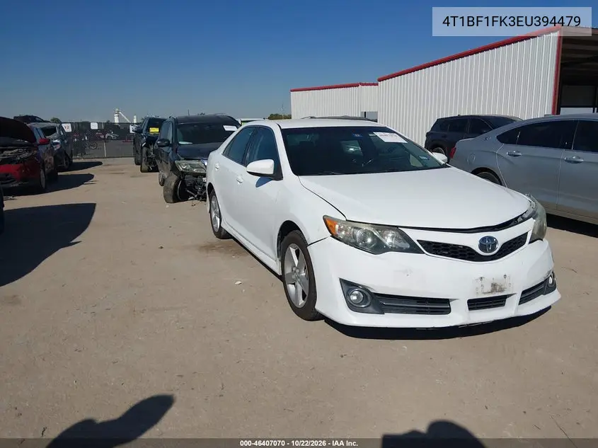 TOYOTA CAMRY 2014, VIN 4T1BF1FK3EU394479