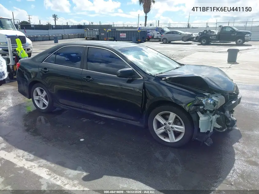 TOYOTA CAMRY 2014, VIN 4T1BF1FK6EU441150