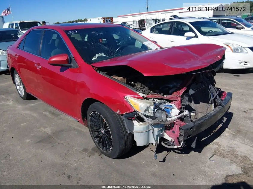 TOYOTA CAMRY 2014, VIN 4T1BF1FK9EU741572