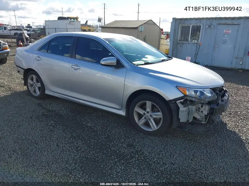 TOYOTA CAMRY 2014, VIN 4T1BF1FK3EU399942
