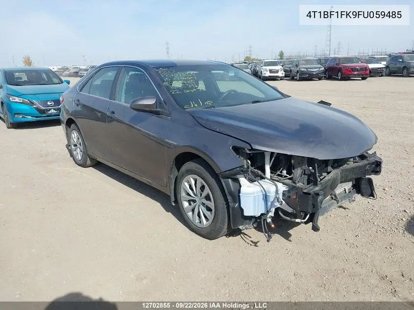TOYOTA CAMRY 2015, VIN 4T1BF1FK9FU059485