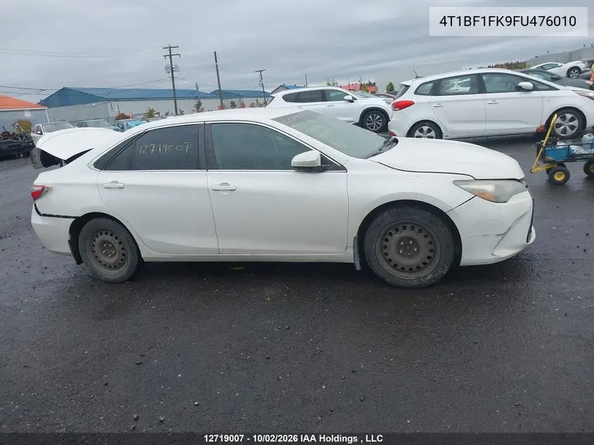 2015 TOYOTA CAMRY VIN 4T1BF1FK9FU476010 — фото 13