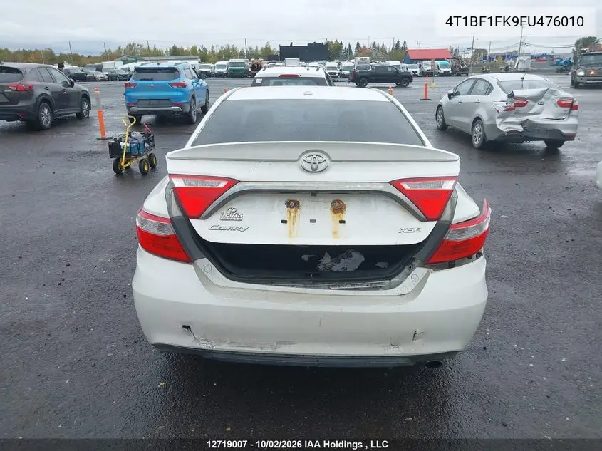 2015 TOYOTA CAMRY VIN 4T1BF1FK9FU476010 — фото 16