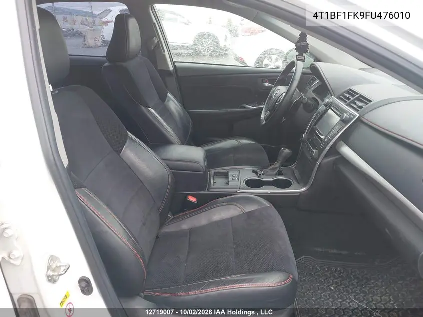 2015 TOYOTA CAMRY VIN 4T1BF1FK9FU476010 — фото 5