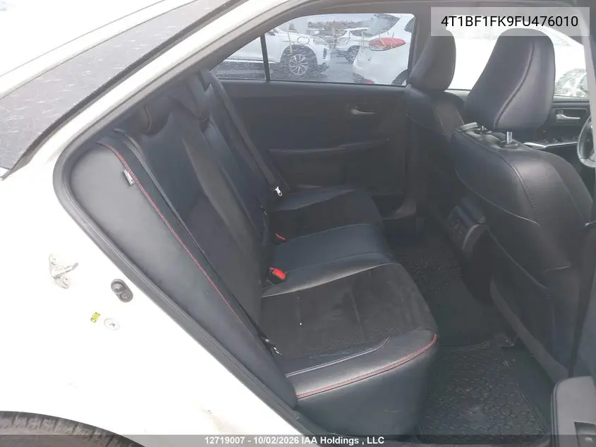 2015 TOYOTA CAMRY VIN 4T1BF1FK9FU476010 — фото 8