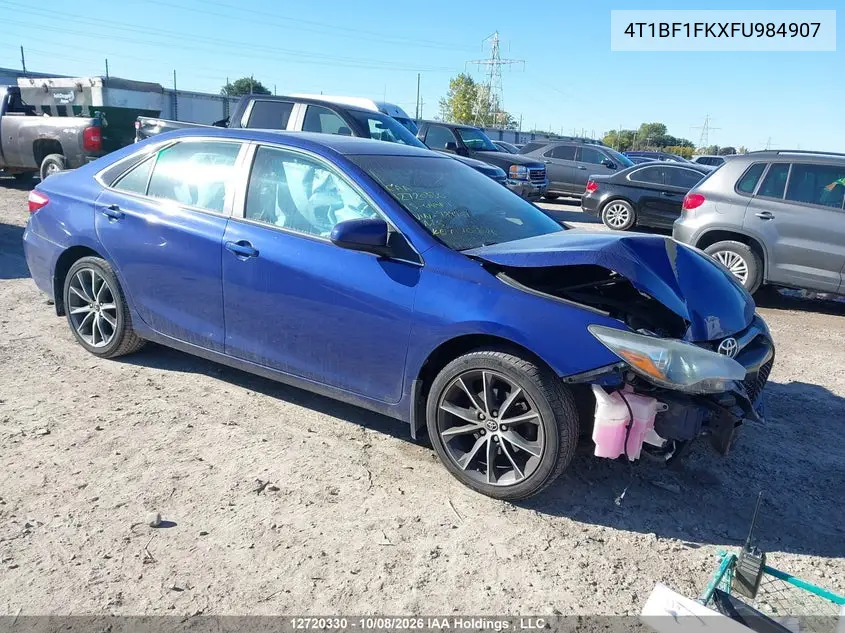 TOYOTA CAMRY 2015, VIN 4T1BF1FKXFU984907