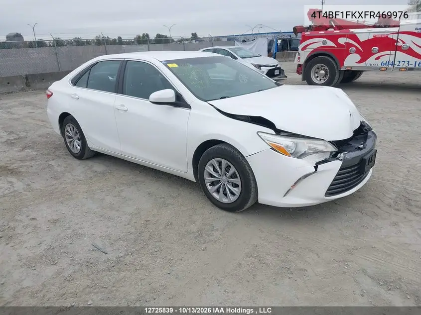TOYOTA CAMRY 2015, VIN 4T4BF1FKXFR469976