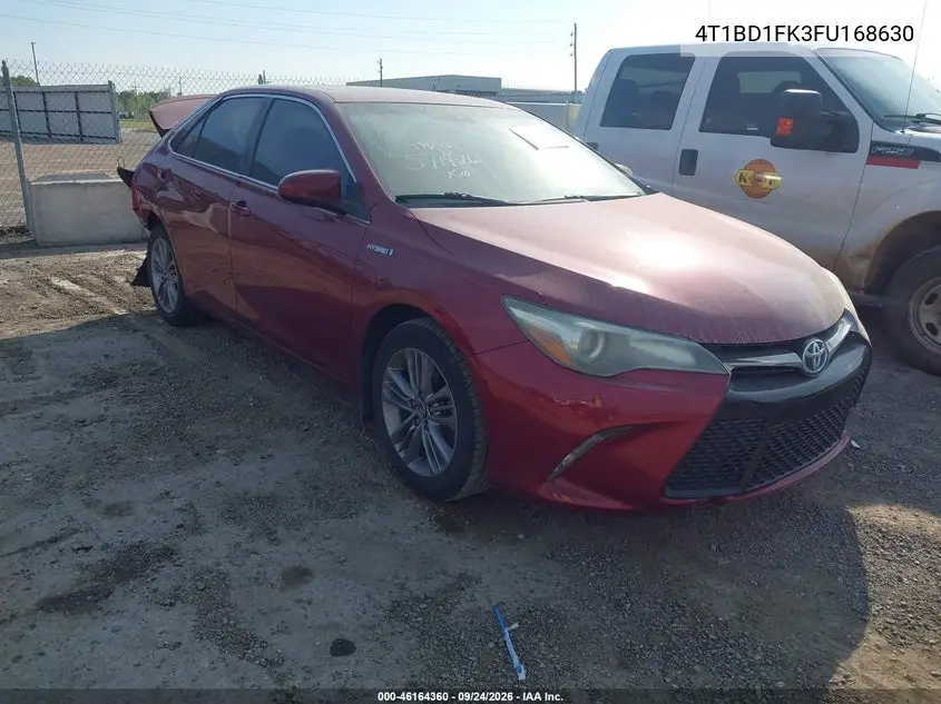 TOYOTA CAMRY 2015, VIN 4T1BD1FK3FU168630