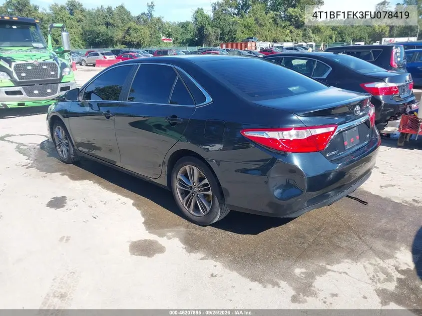 2015 TOYOTA CAMRY VIN 4T1BF1FK3FU078419 — фото 3