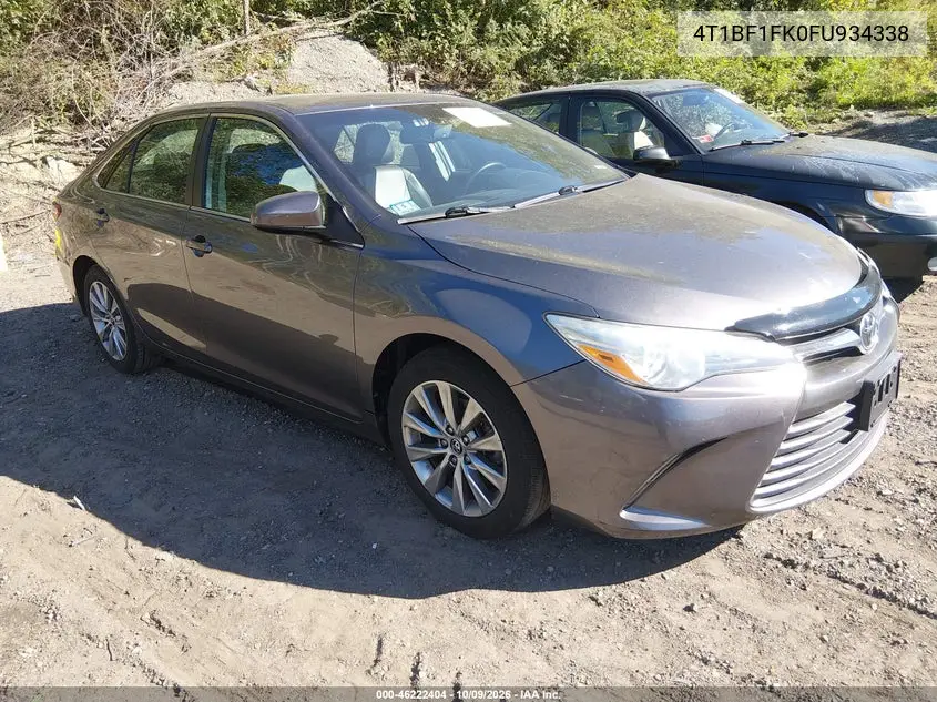 TOYOTA CAMRY 2015, VIN 4T1BF1FK0FU934338