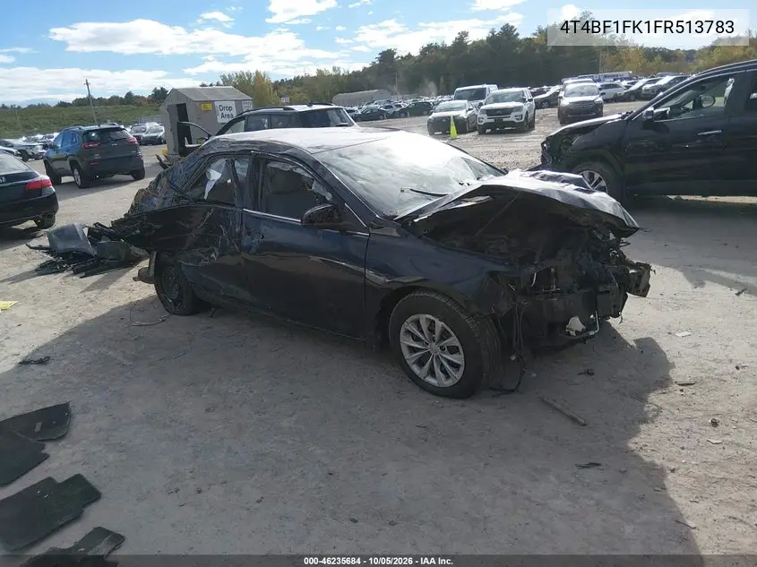 TOYOTA CAMRY 2015, VIN 4T4BF1FK1FR513783