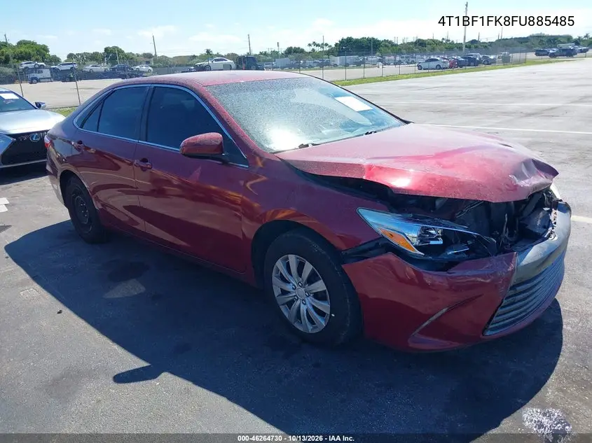 TOYOTA CAMRY 2015, VIN 4T1BF1FK8FU885485