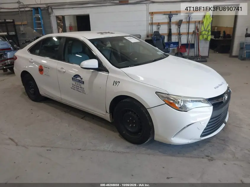 TOYOTA CAMRY 2015, VIN 4T1BF1FK3FU890741