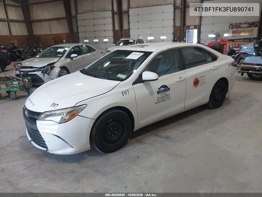 2015 TOYOTA CAMRY VIN 4T1BF1FK3FU890741 — фото 2