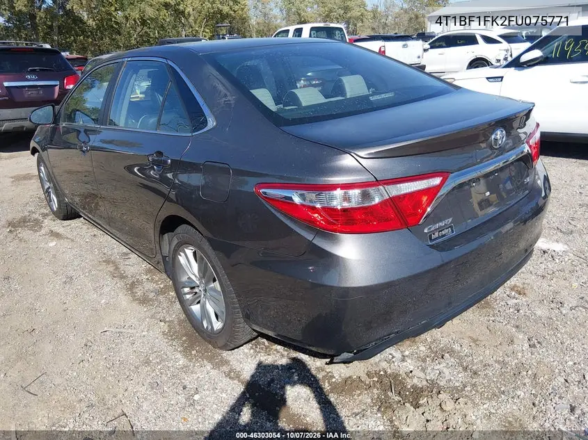 2015 TOYOTA CAMRY VIN 4T1BF1FK2FU075771 — фото 3