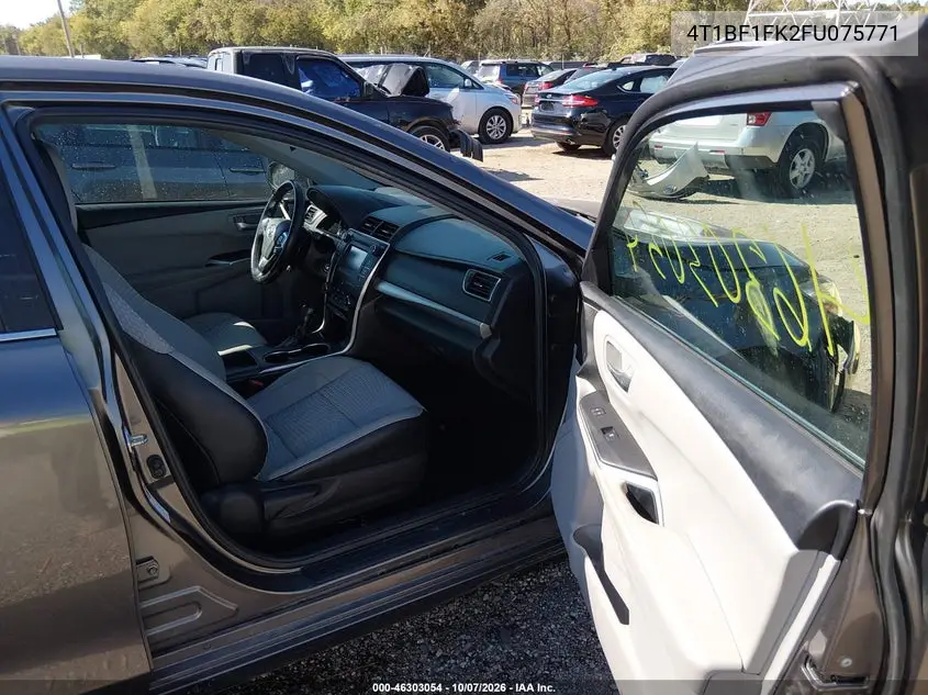 2015 TOYOTA CAMRY VIN 4T1BF1FK2FU075771 — фото 5
