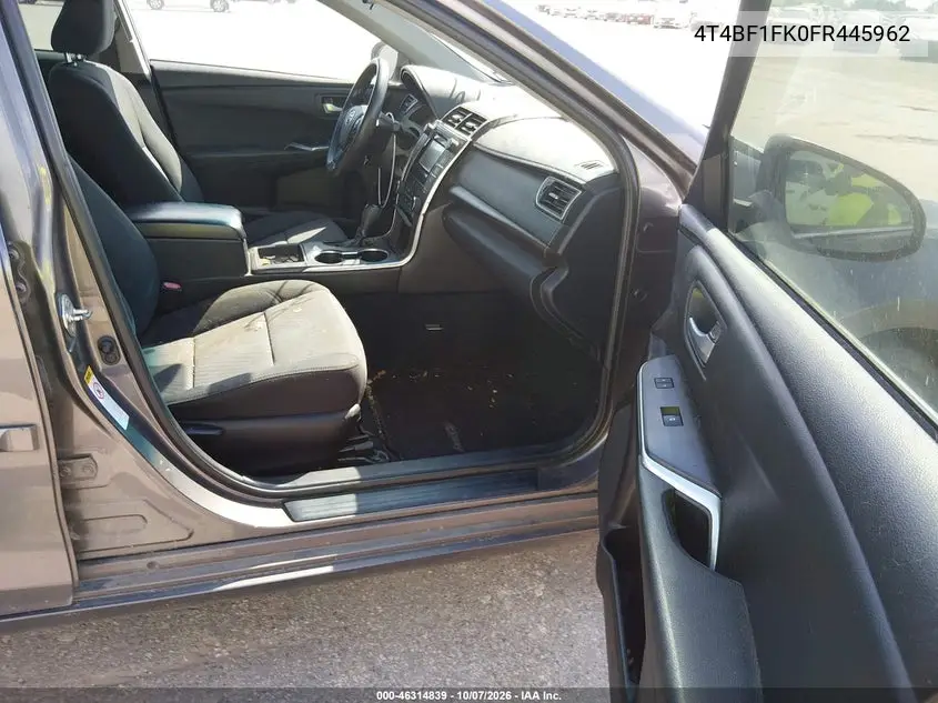 2015 TOYOTA CAMRY VIN 4T4BF1FK0FR445962 — фото 5