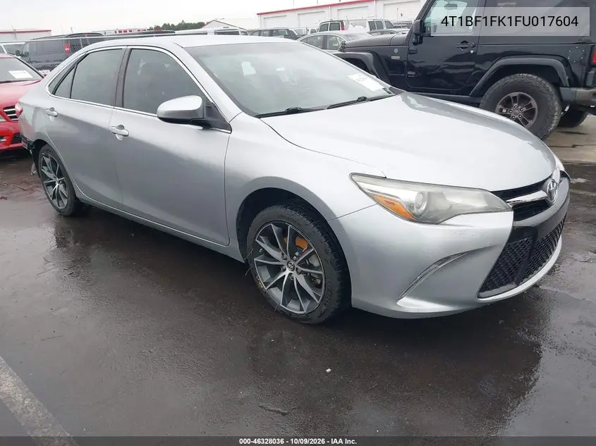 TOYOTA CAMRY 2015, VIN 4T1BF1FK1FU017604