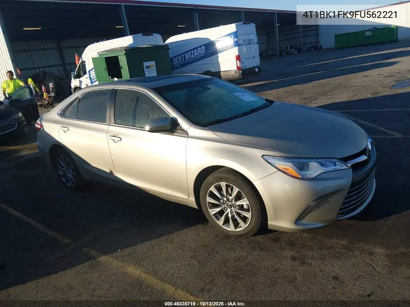 TOYOTA CAMRY 2015, VIN 4T1BK1FK9FU562221