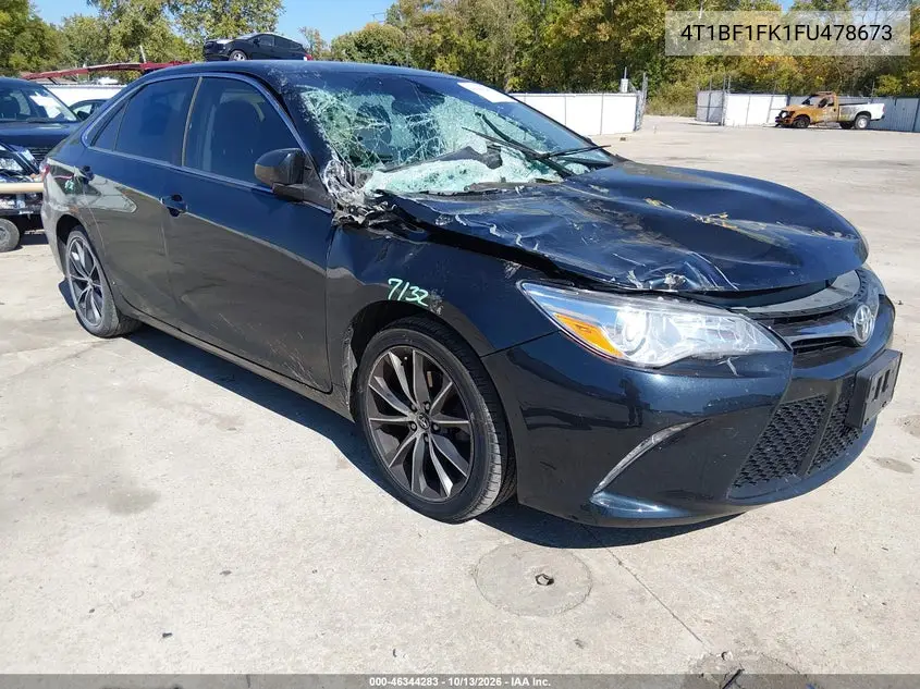 TOYOTA CAMRY 2015, VIN 4T1BF1FK1FU478673