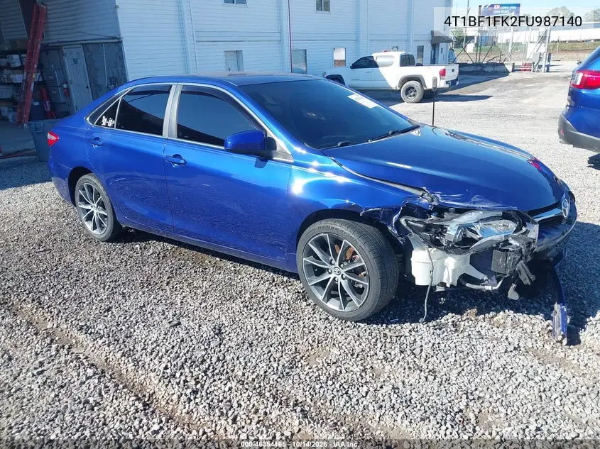 TOYOTA CAMRY 2015, VIN 4T1BF1FK2FU987140