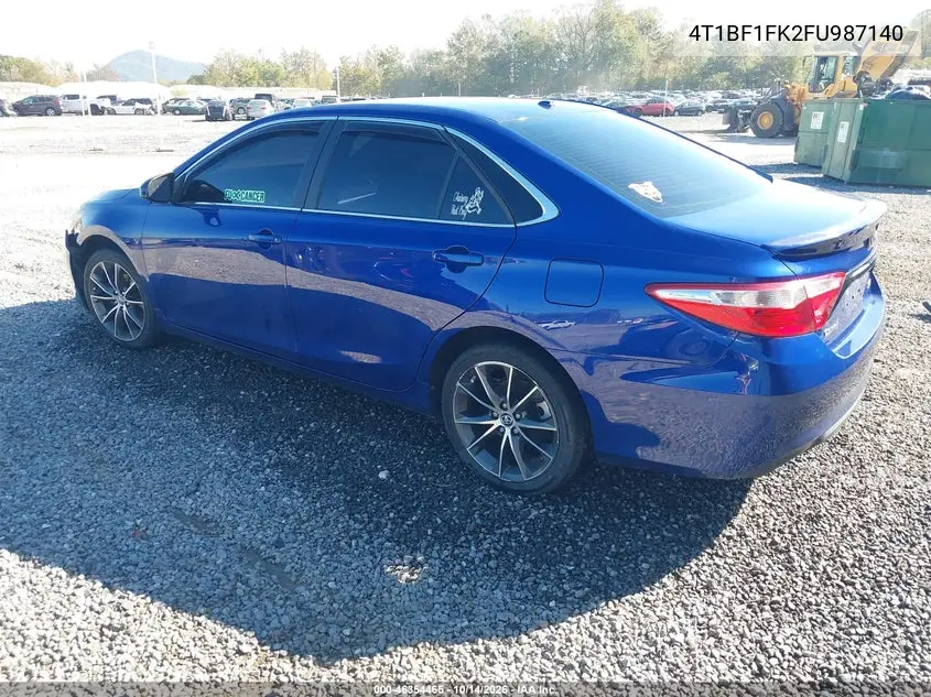 2015 TOYOTA CAMRY VIN 4T1BF1FK2FU987140 — фото 3