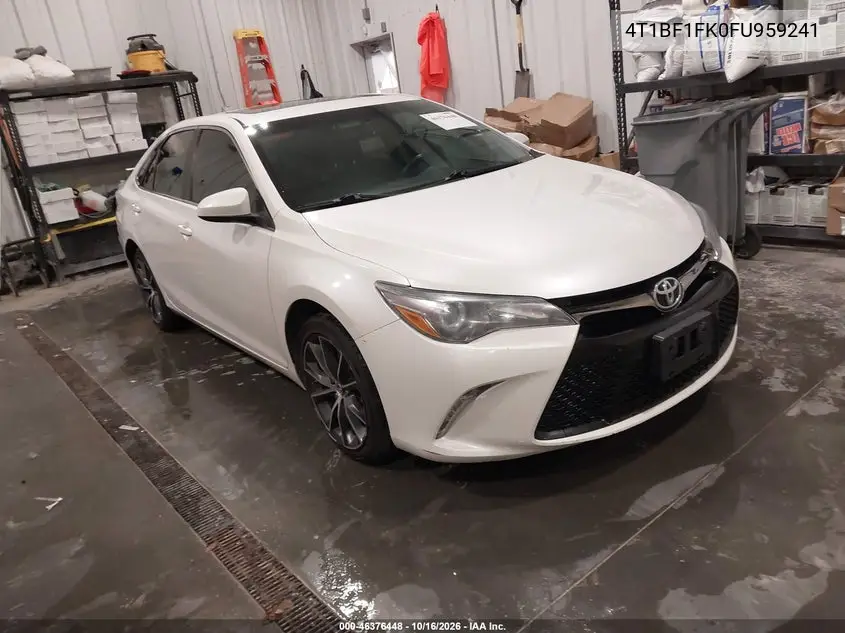 TOYOTA CAMRY 2015, VIN 4T1BF1FK0FU959241