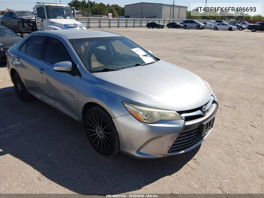 TOYOTA CAMRY 2015, VIN 4T4BF1FK6FR486693