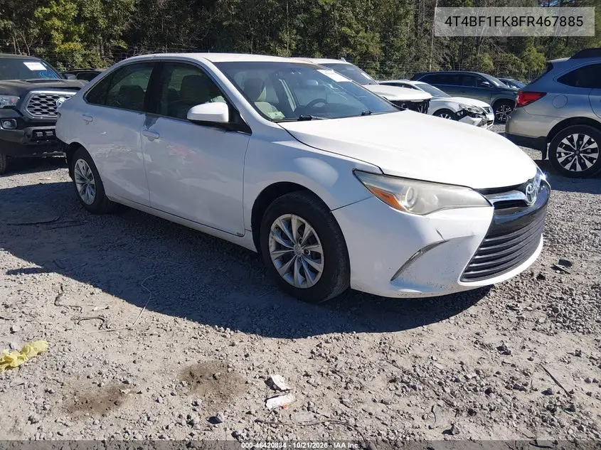 TOYOTA CAMRY 2015, VIN 4T4BF1FK8FR467885