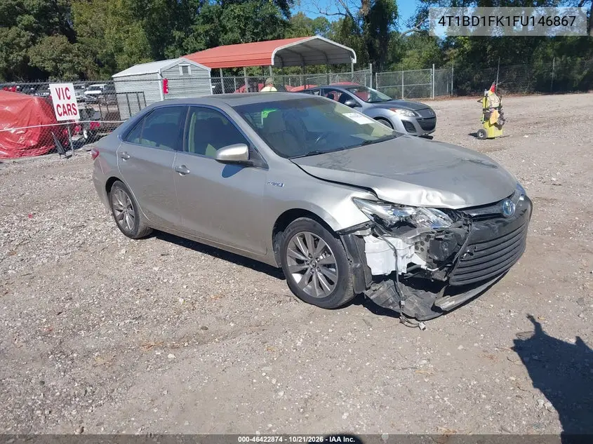 TOYOTA CAMRY 2015, VIN 4T1BD1FK1FU146867