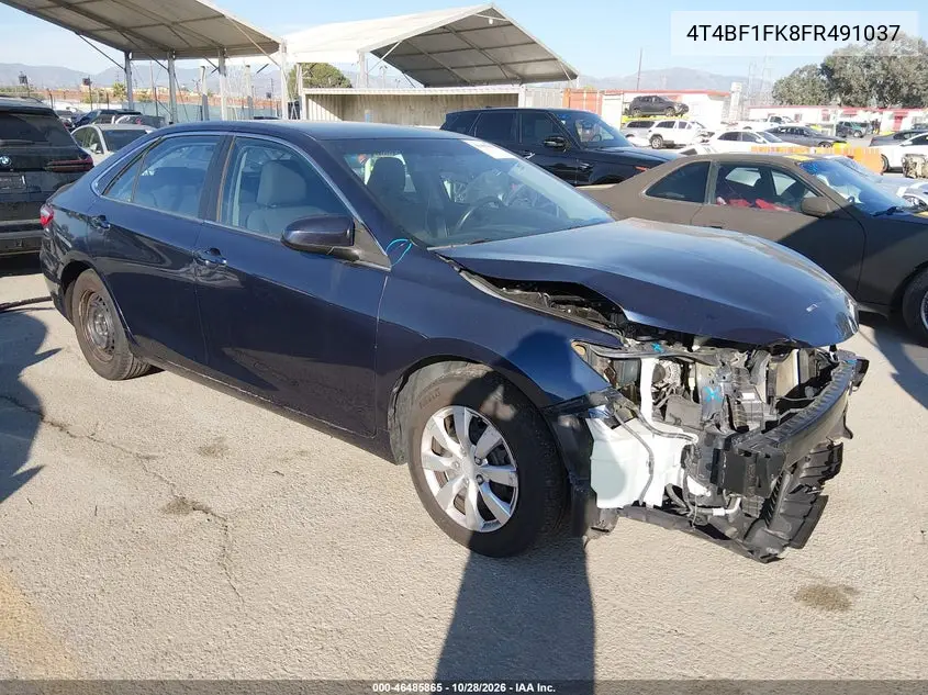 TOYOTA CAMRY 2015, VIN 4T4BF1FK8FR491037