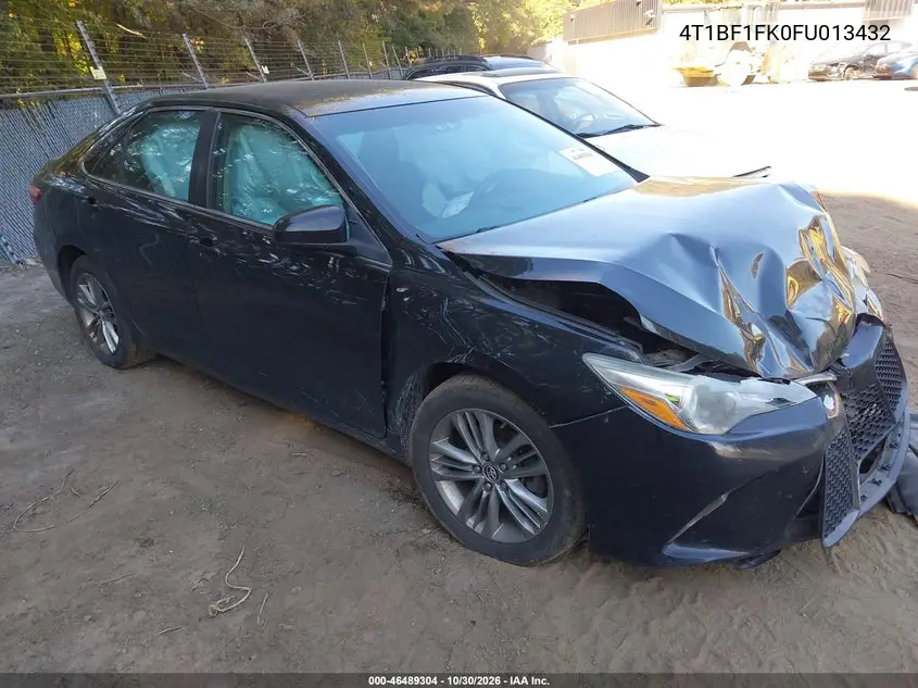 TOYOTA CAMRY 2015, VIN 4T1BF1FK0FU013432