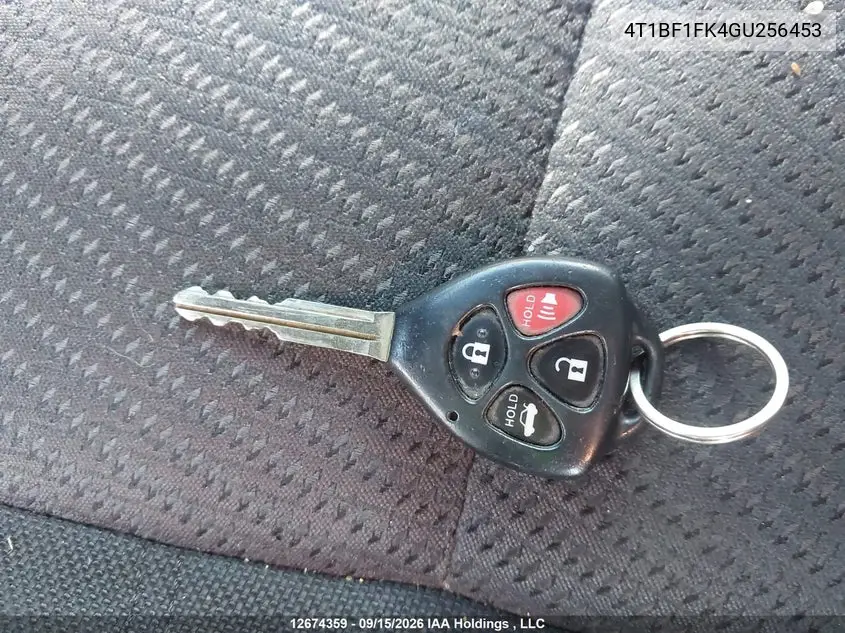 2016 TOYOTA CAMRY VIN 4T1BF1FK4GU256453 — фото 11
