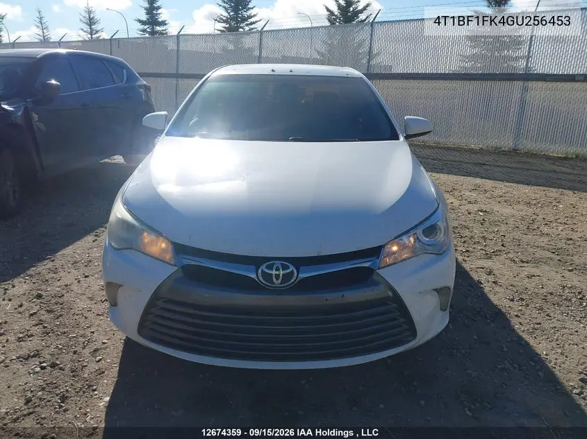 2016 TOYOTA CAMRY VIN 4T1BF1FK4GU256453 — фото 12