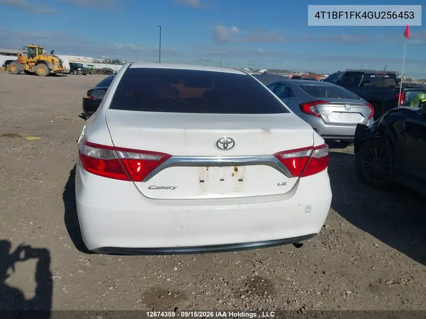 2016 TOYOTA CAMRY VIN 4T1BF1FK4GU256453 — фото 16