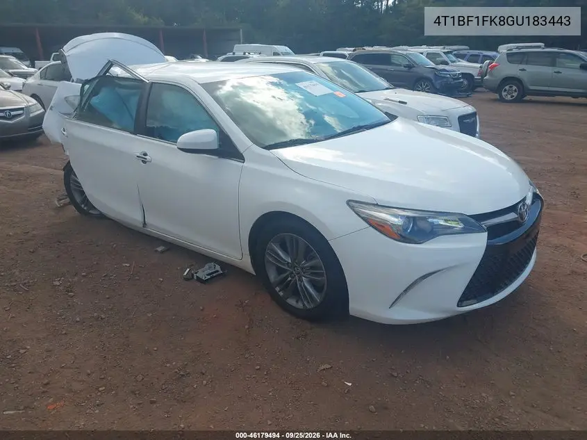 TOYOTA CAMRY 2016, VIN 4T1BF1FK8GU183443