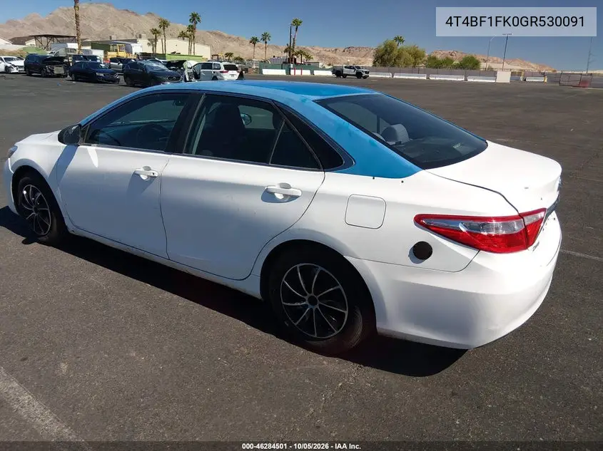 2016 TOYOTA CAMRY VIN 4T4BF1FK0GR530091 — фото 3