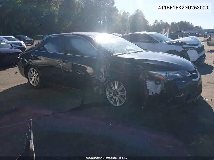 TOYOTA CAMRY 2016, VIN 4T1BF1FK2GU263000